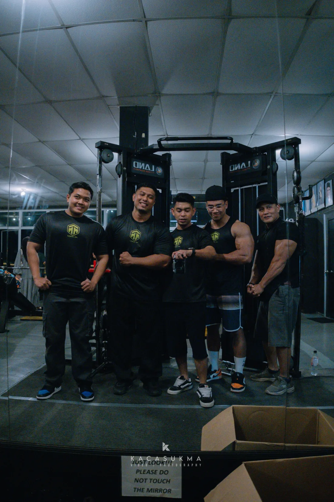 Team photo of Star Gym coaches and athletes
